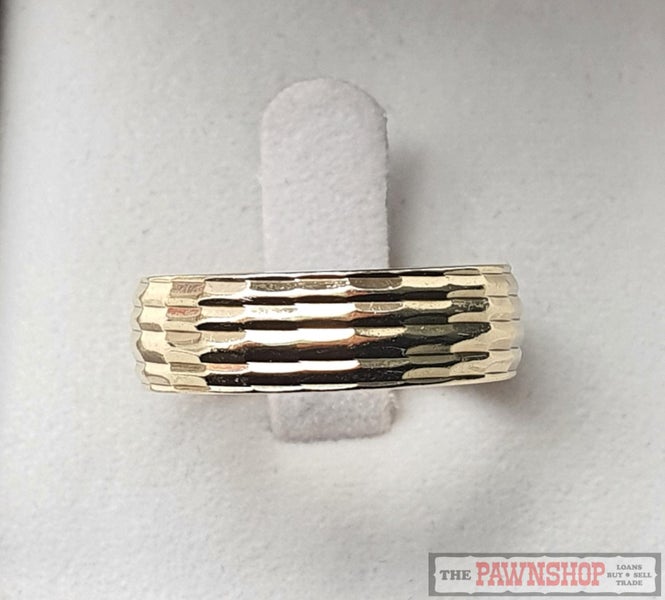 Fancy Band Ring in 9ct Yellow Gold 3.30 Grams